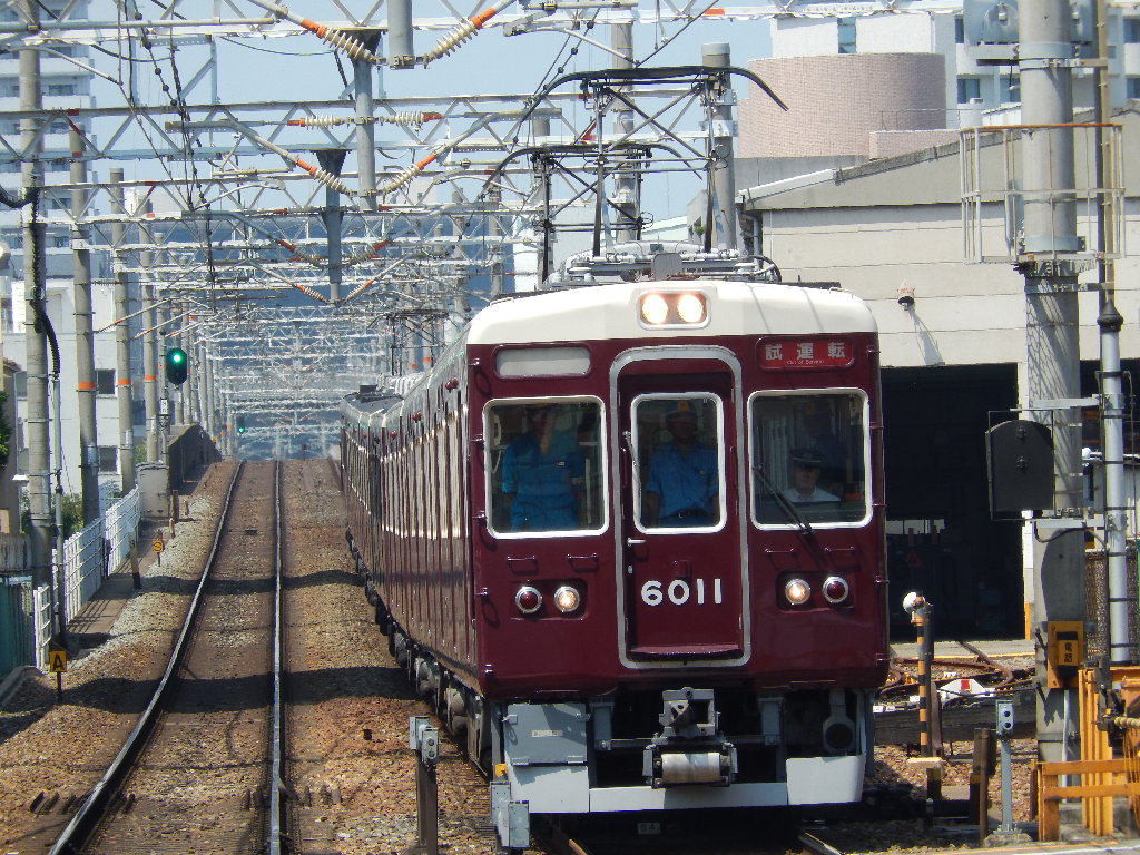 阪急電車 撮影記 37 宝塚線6011f試運転 チーノ7011f 鉄道ブログ